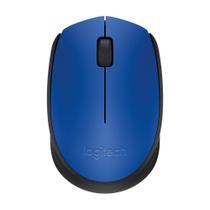 Mouse sem fio Logitech M170 com Design Ambidestro Compacto, Conexão USB e Pilha Inclusa, Azul - 910-004800