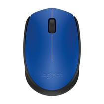 Mouse sem fio Logitech M170 com Design Ambidestro Compacto, Conexão USB e Pilha Inclusa, Azul - 910-004800