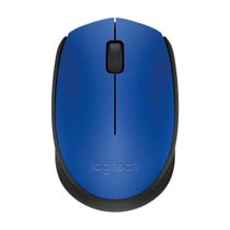 Mouse sem fio Logitech M170 com Design Ambidestro Compacto, Conexão USB e Pilha Inclusa, Azul