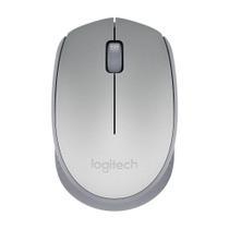 Mouse sem fio Logitech M170 com Design Ambidestro Compacto, Conexão USB e Pilha Inclusa, Prata - 910