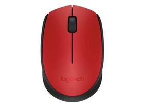 Mouse Sem Fio Logitech M170 com Pilha Inclusa - Vermelho - Conexão USB e Design Ambidestro Mouse Sem Fio Logitech M170 com Pilha Inclusa - Vermelho - Conexão USB e Design Ambidestro
