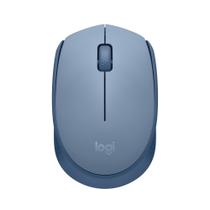 Mouse sem fio Logitech M170 para PC Mac Laptop - azul cinza