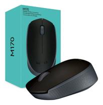 Mouse Sem Fio Logitech M170 - Preto