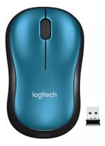 Mouse Sem Fio Logitech M185 Com Pilha Inclusa - Azul