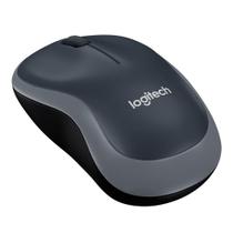 Mouse Sem Fio Logitech M185 USB 1.000 DPI, Preto e Cinza