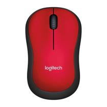 Mouse sem fio logitech m185 vermelho 910-003635