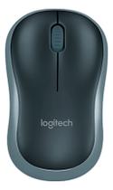 Mouse Sem Fio Logitech M185 Wireless 2,4 Ghz Usb Cinza