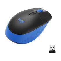 Mouse sem fio Logitech M190 - USB e Pilha Inclusa - Azul Mouse sem fio Logitech M190 - USB e Pilha Inclusa - Azul