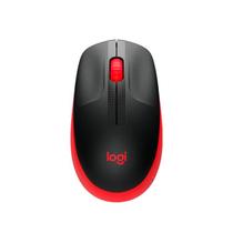 Mouse sem fio logitech m190 vermelho