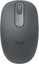 Mouse sem fio Logitech M196 com Conexão Bluetooth, Design Ambidestro Compacto, Rastreamento Preciso, Compatível com PC e Mac, Wind e Grafit