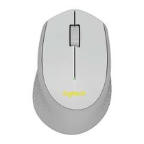 Mouse sem fio Logitech M280 conexão USB - Cinza
