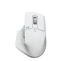 Mouse sem fio Logitech MX Master 3S para Uso em Qualquer Superfície, Clique Silencioso, Conexão USB ou Bluetooth- Cinza Claro