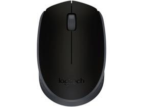 Mouse sem Fio Logitech Óptico 1000DPI 3 Botões - M170 Preto