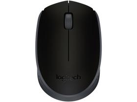 Mouse sem Fio Logitech Óptico 1000DPI 3 Botões - M170 Preto