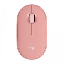 Mouse Sem Fio Logitech Pebble 2 M350S 4000 DPI 3 Botoes Rosa