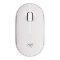 Mouse Sem Fio Logitech Pebble 2 M350s Bluetooth Branco 1000 DPI - 910-007047