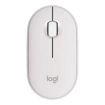 Mouse Sem Fio Logitech Pebble 2 M350s Bluetooth Branco 1000 DPI - 910-007047