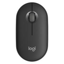 Mouse Sem Fio Logitech Pebble 2 M350s, USB Logi Bolt ou Bluetooth e Pilha Inclusa, com Clique Silenc
