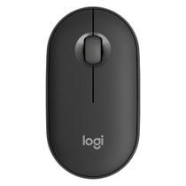 Mouse Sem Fio Logitech Pebble 2 M350s, USB Logi Bolt ou Bluetooth e Pilha Inclusa, com Clique Silencioso, Grafite - 910-007049 Mouse Sem Fio Logitech Pebble 2 M350s, USB Logi Bolt ou Bluetooth e Pilha Inclusa, com Clique Silencioso, Grafite - 910-007049