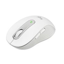 Mouse Sem Fio Logitech Signature M650, 2000 DPI, Compacto, 5 Botões, Silencioso, Bluetooth, USB, Branco - 910-006252