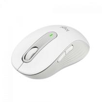 Mouse Sem Fio Logitech Signature M650, 2000 DPI, Compacto, 5 Botões, Silencioso, Bluetooth, USB, Branco