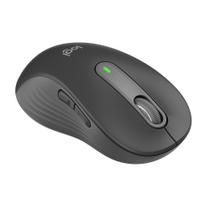 Mouse Sem Fio Logitech Signature M650 L Esquerdo, 2000 DPI, para Canhotos, Bluetooth, USB, Grafite - 910-006234