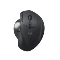 Mouse sem Fio Logitech Trackball MX Ergo S, Bluetooth e USB Logi Bolt, 6 Botões Programáveis com Ajuste de Ângulo, Preto - 910-007261