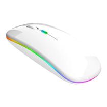 Mouse Sem Fio Luminoso Recarregável Bluetooth 2.4Ghz E-1300 Pro