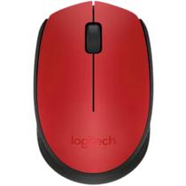 Mouse Sem Fio M170 Vermelho C/Nano USB - Logitech