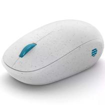 Mouse Sem Fio Micro soft Bluetooth Ocean Plastic Branco Azul