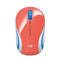 Mouse Sem Fio Mini Logitec Portátil e Pequeno Cabe No Bolso Mouse Sem Fio Mini Logitec Portátil e Pequeno Cabe No Bolso