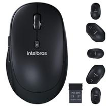 Mouse Sem Fio MSI 200 Intelbras Com 6 Botões Ajuste DPI Precisão Agilidade Cliques Silenciosos