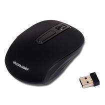 Mouse sem Fio Multilaser MO277, USB, 2.4GHz, Preto