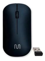 Mouse Sem Fio Multilaser MS100 USB 2.4GHz 1200 DPI Preto para PC e Notebook