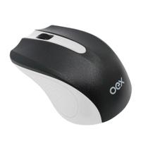 Mouse Sem Fio OEX Experience, Branco/Preto - MS404