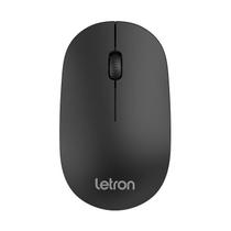 Mouse sem fio office slim ergonomico 1200 dpi preto letron - s/pilha