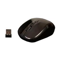Mouse Sem Fio Óptico Ergonômico Wireless Hoopson 2.4g Ms-37w 1600 Dpi Preto
