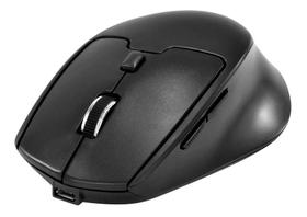 Mouse Sem Fio Óptico Usb Wireless 2.4ghz Recarregável Pc Notebook Computador Tv Smart (Preto)