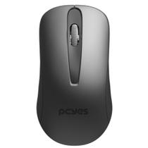 Mouse Sem Fio Pcyes Comfort 2.4ghz Pmoc12w Com Design Ergonômico Sensor Óptico Com 1200DPI Cor Preta