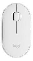 Mouse Sem Fio Pebble Logitech Slim, Usb, Bluetooth - Branco