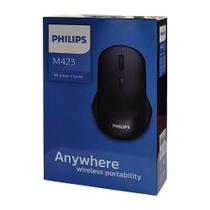 Mouse Sem Fio Philips M423 2000Dpi 2.4G Preto