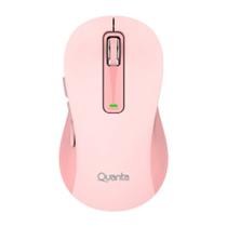 Mouse Sem Fio Quanta QTMOI40 até 1.600 DPI - Rosa