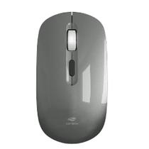 Mouse Sem Fio Recarregável 1600 Dpi, Cinza, M-W80Gy - C3Tech