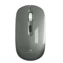 Mouse Sem Fio Recarregável 1600 DPI, Nano Receptor USB, Cinza, M-W80GY - C3Tech