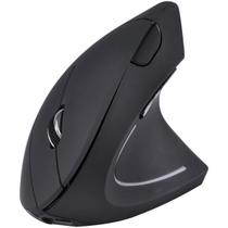Mouse Sem Fio Recarregavel 2.4 Ghz Vertical Ergonomico Ortopedico Power Fit 1600 Dpi Preto Usb - Pm300 Mouse Sem Fio Recarregavel 2.4 Ghz Vertical Ergonomico Ortopedico Power Fit 1600 Dpi Preto Usb - Pm300