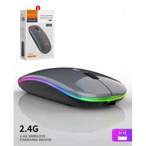 Mouse Sem Fio Recarregável Led Rgb 2.4 Ghz Wirelles E1200