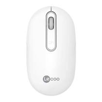 Mouse Sem Fio Recarregável Lenovo Lecoo WS207 Branco