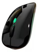Mouse Sem Fio Recarregável Optico Led Rgb Ergonômico Usb 2.4