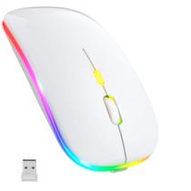 Mouse Sem Fio Recarregável Rgb Bluetooth Android Pc Notebook Wireless 2.4 GHz - G-Mouse