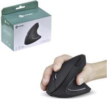 Mouse Sem Fio Recarregável Vertical Ergonômico Ortopédico